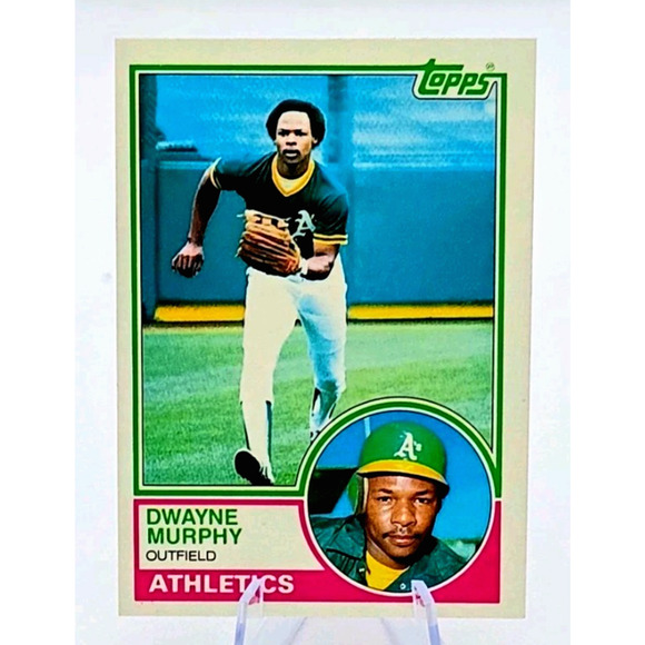 1983 Topps - Dwayne Murphy Oakland Athletics #598 - Picture 2 of 3